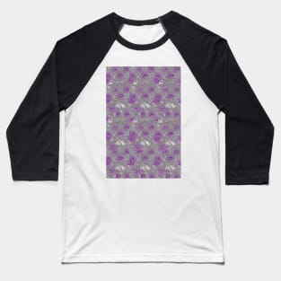 rose pattern Baseball T-Shirt